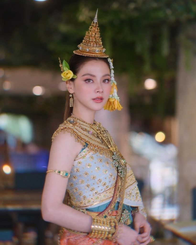 สวยสะกด!ใบเฟิร์น แปลงโฉมเป็นนางสงกรานต์ นางกิริณีเทวี