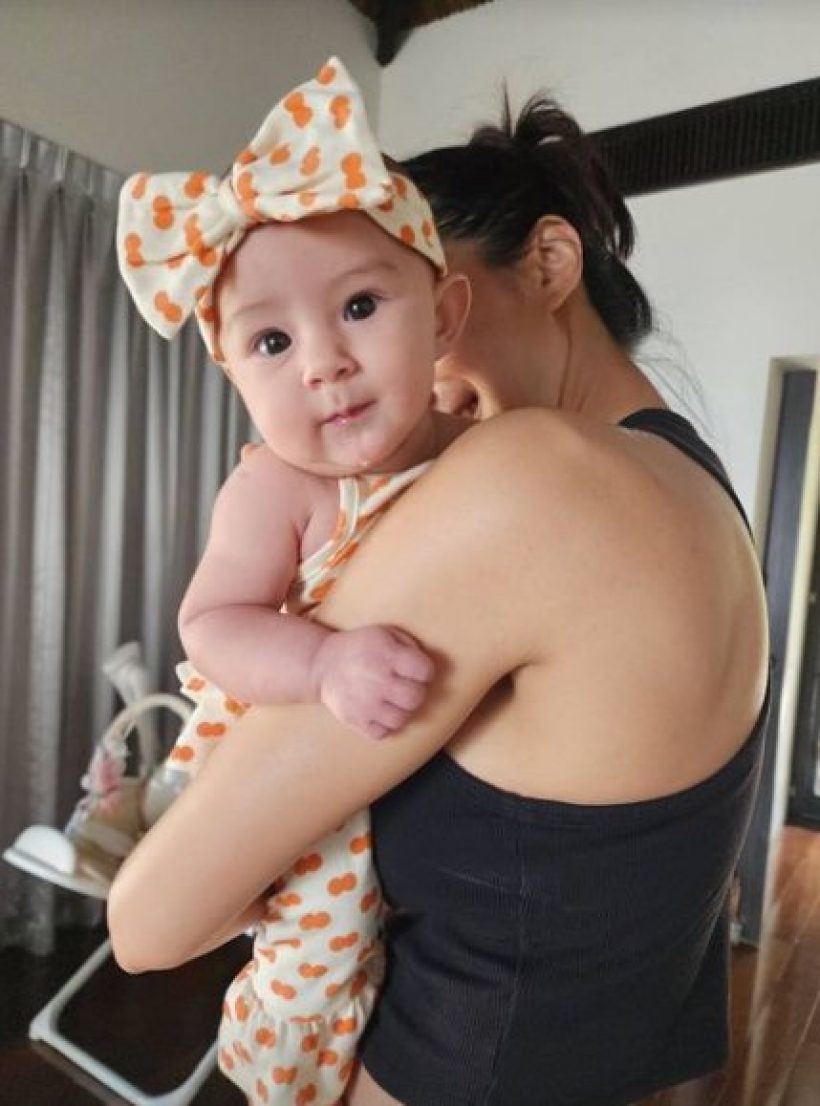 รวมภาพ “น้องเลอา” ลูกสาว “ไอซ์ อภิษฎา” กำลังน่ารักน่าหอม