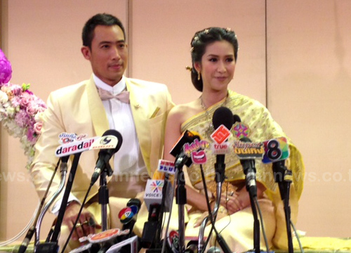 Pic : ชื่นมื่น ภาพบรรยากาศงาน ฉลองมงคลสมรสพระราชทาน ‘ป๊อก-ตั๊ก’  