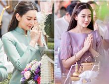 รวม 2 ลุค เบลล่า ร่วมงานบุญ ผิวพรรณผุดผ่องดุจนางฟ้านางสวรรค์