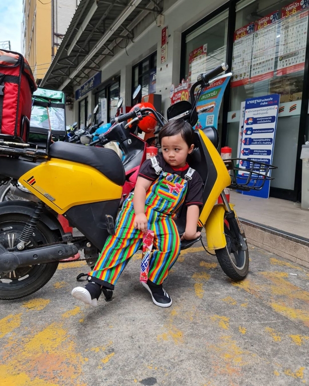   แฟนคลับแห่แซว “น้องพายุ” โพสท่าอินเนอร์เป๊ะ ถอดแบบพ่อน็อตสุดๆ