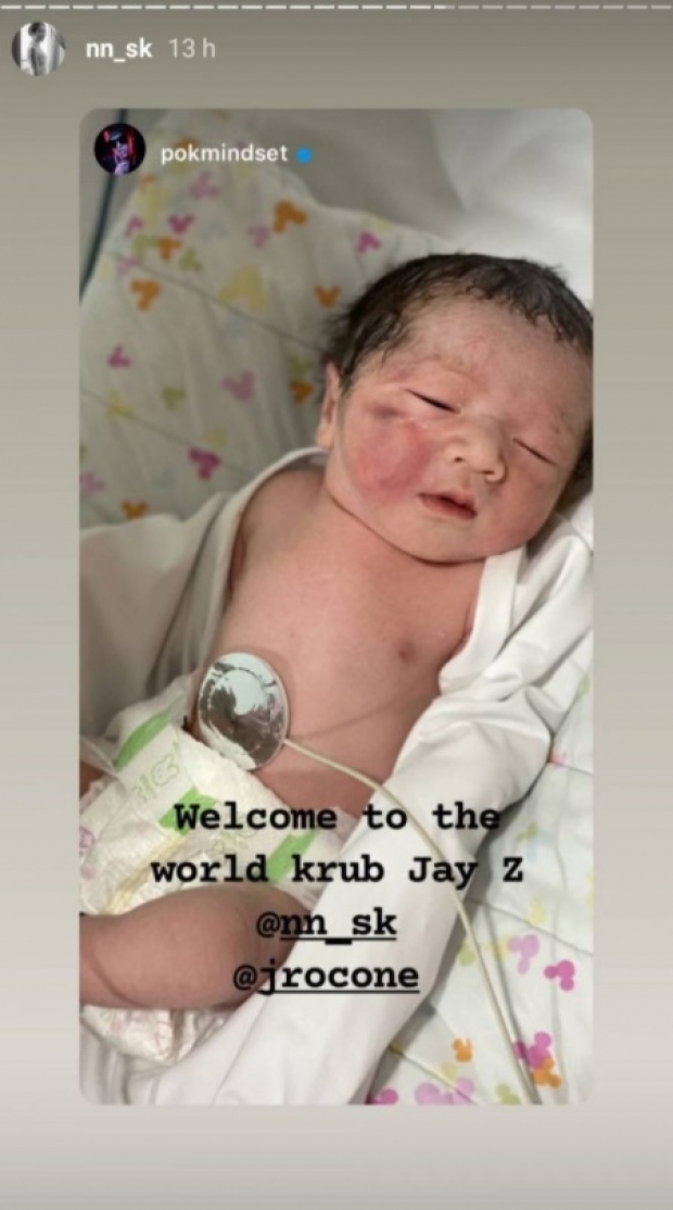 คลอดเเล้ว! น้องJZ ทายาทไทยรัฐ ลูกชายคนเเรกของ จูเนียร์-น้อยหน่า 