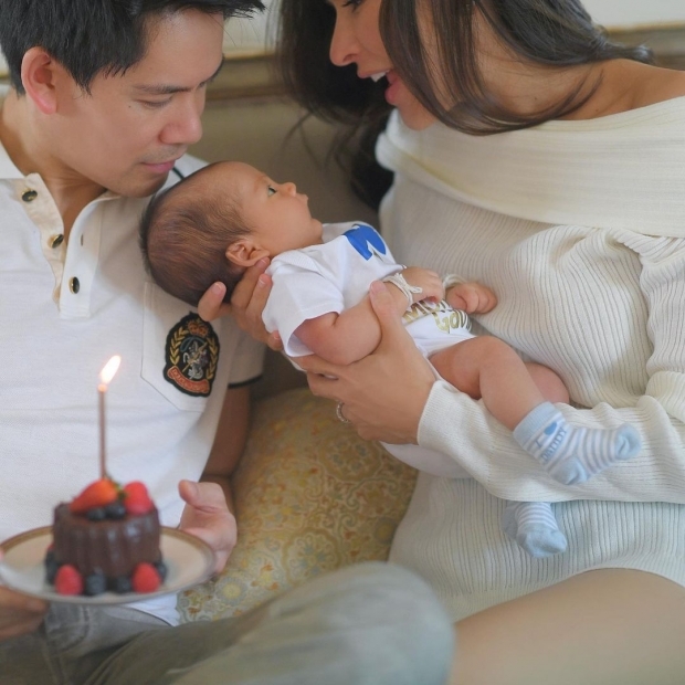 ศรีริต้า อวดคลิปลูกชายวัย 1 เดือน ตาแป๋ว แก้มยุ้ย แถมมีคาง4ชั้น