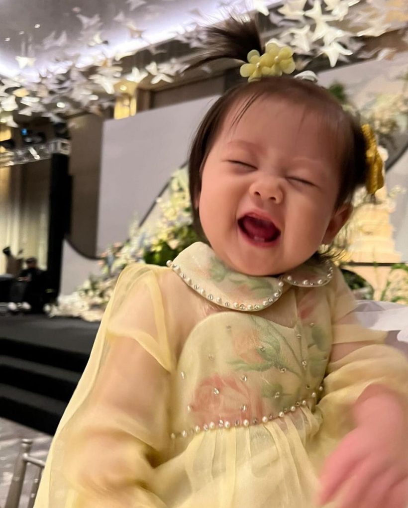 น้องแอบิเกล ยิ้มสดใสเมื่อเจอน้าคนสวยคนนี้ แห่เชียร์ปั๊มทายาทอีกคน