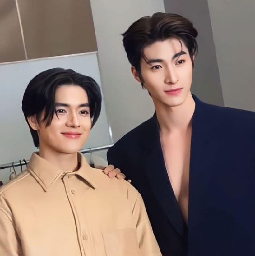 สองหนุ่มประชันหล่อเมื่อ ยอร์ช-บลู เบ้าหน้าพระเจ้าสร้างอยู่เฟรมเดียวกัน