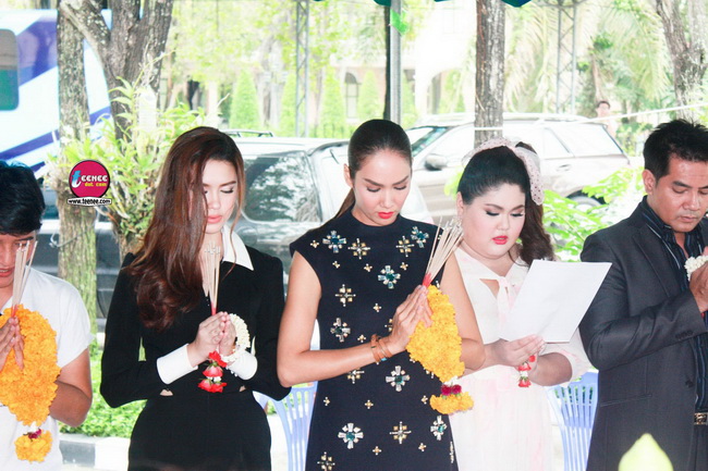 รวมนักแสดง ภาพงานบวงสรวงละคร"ลมซ่อนรัก"