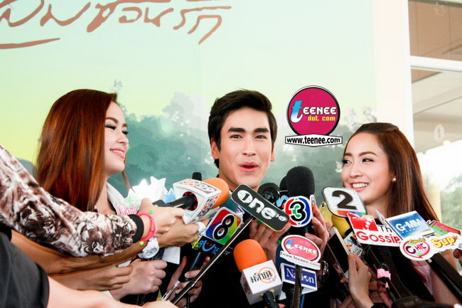 รวมนักแสดง ภาพงานบวงสรวงละคร"ลมซ่อนรัก"