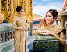 พิ้งกี้ สาวิกา นุ่ง ชุดไทยจักรี งามสง่าดุจนางในวรรณคดี!