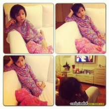 Pic : น้องเอวี่ ลูกสาวสุดรักของ เอ อัญชลี