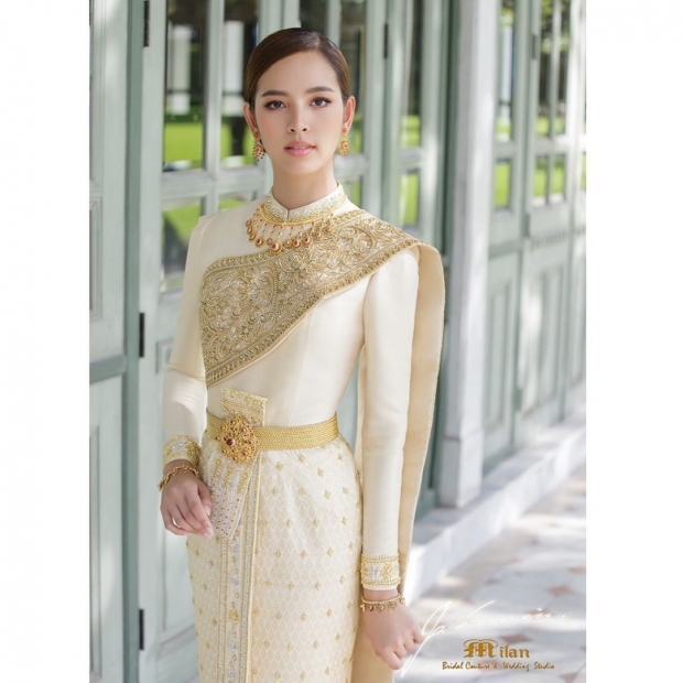ส่อง ณิชา งามอย่างไทยในชุดแต่งงาน สวยสะพรั่งออร่าสุดๆ