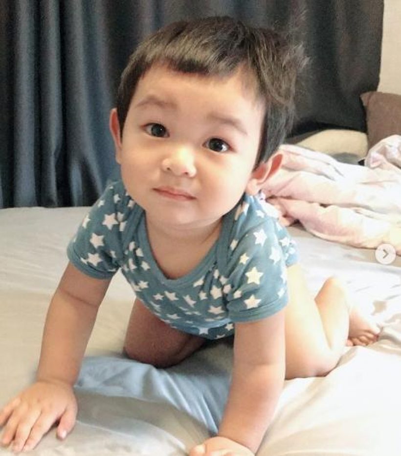 ส่องภาพล่าสุด น้องลีออง ลูกชายแซนวิชยิ่งโตยิ่งคูล