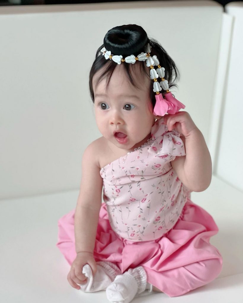 ส่องความน่ารัก ลูกคนบันเทิงแต่งชุดไทย รับวันลอยกระทง2564