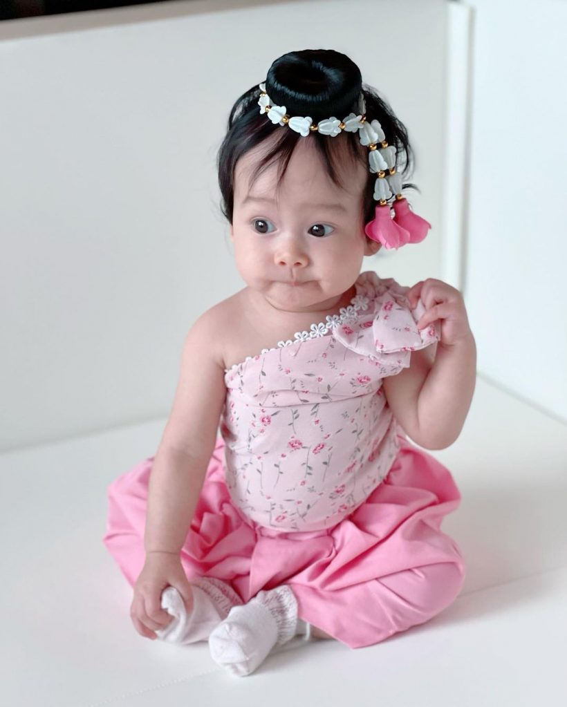 ส่องความน่ารัก ลูกคนบันเทิงแต่งชุดไทย รับวันลอยกระทง2564