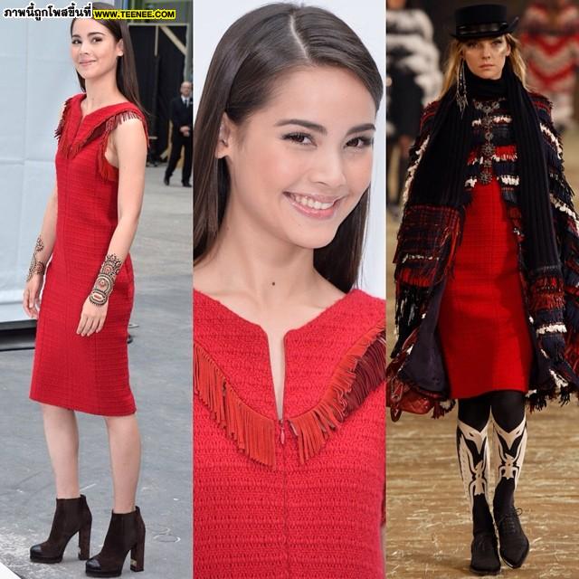 ญาญ่า อุรัสยา in paris fashion week 2014