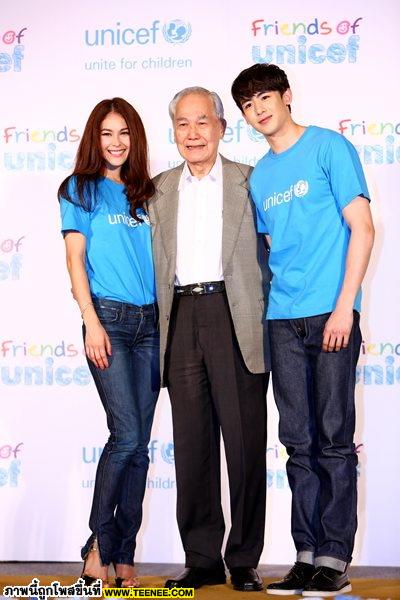  ยูนิเซฟเปิดตัว พอลล่า เทย์เลอร์ และ นิชคุณ หรเวชกุล เป็น “Friends of UNICEF