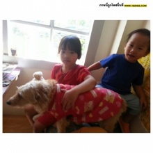 Pic : คุณแม่คนเก่งตุ๊ก ชนกวนันท์ กับสองลูกน้อยน่ารัก