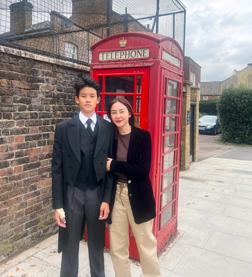 นาเดีย ใจหาย! ส่งลูกชาย น้องนพ เรียนต่อโรงเรียนดังที่อังกฤษ