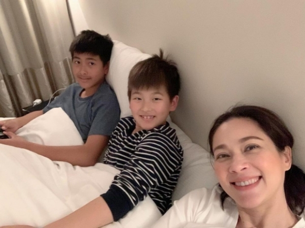 น้องคิน ลูกชายคนรองของ เเหม่ม คัทลียา โตเป็นหนุ่มหล่อไม่เเพ้พี่ชาย 