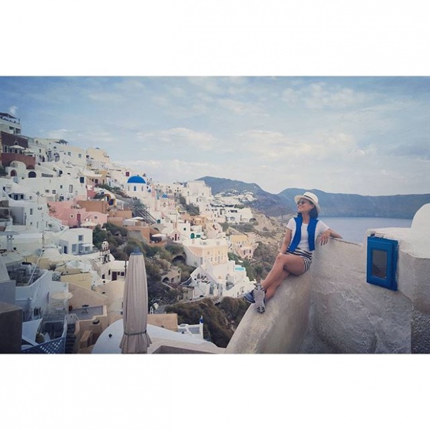 ส่องภาพสวย ๆของกาละแมร์ @Santorin Grece