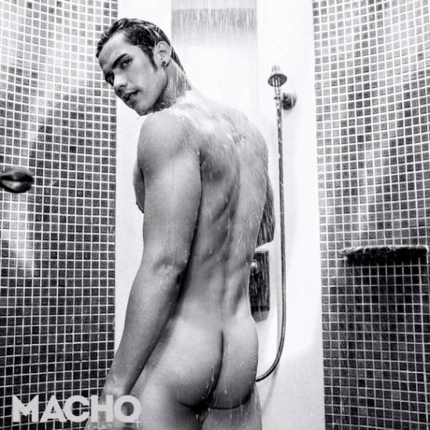 จอม ศรุฒ ดาวร้ายหล่อคมเข้มสุดเซ็กซี่ขึ้นปก MACHO MAGAZINE