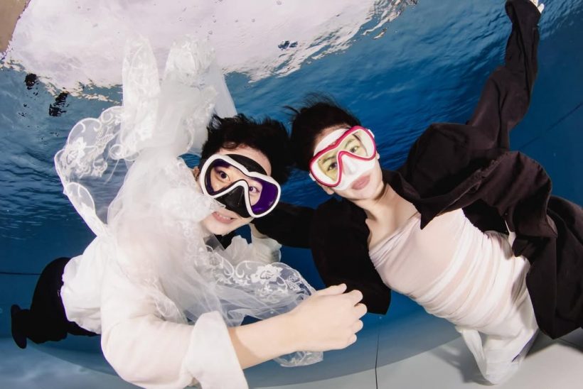 นางเอกวิกหมอชิตอวดพรีเวดดิ้งใต้น้ำ คบ8เดือนพร้อมแต่งแล้ว