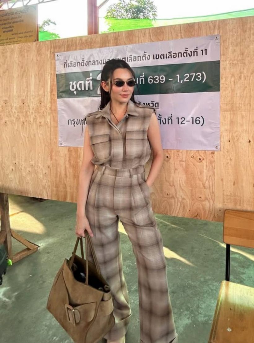 เบลล่า ราณี บุกคูหา สวยออร่าทะลุหน่วยเลือกตั้ง