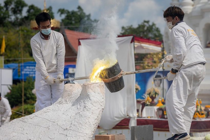 อนุโมทนาบุญ นางเอกดัง เยือนจังหวัดลำปาง สร้างพระคู่บ้านคู่เมือง