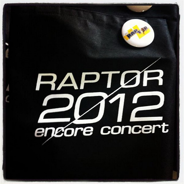 บรรยากาศ คอนเสิร์ต RAPTOR 2012