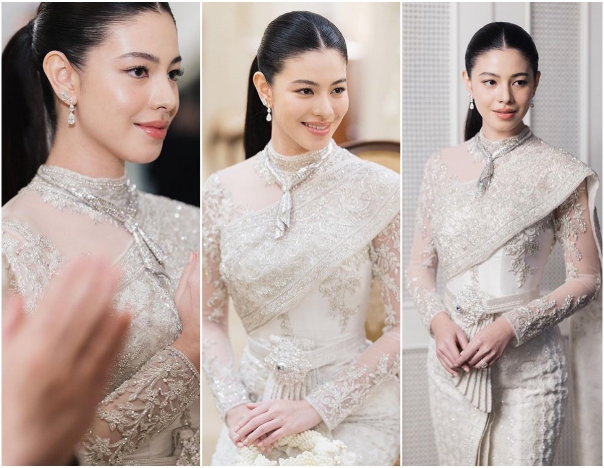 ชมชัดๆ เเคท ซ่อนญ่า ในชุดไทยศิวาลัย งามสง่าเหนือกาลเวลา