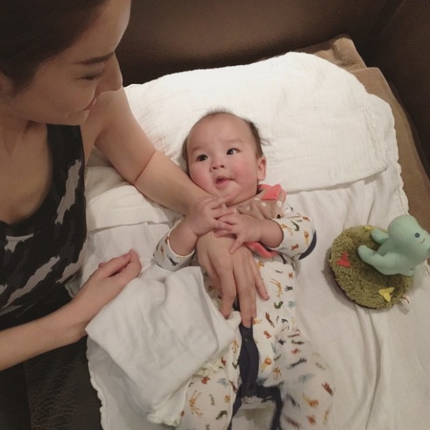 แม่แอฟ กับ น้องปีใหม่ น่ารัก ทั้งแม่และลูกเลย