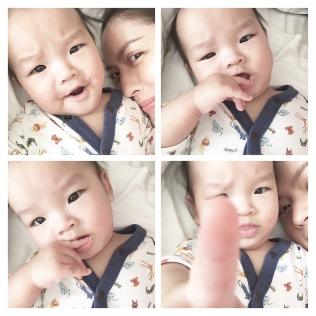 แม่แอฟ กับ น้องปีใหม่ น่ารัก ทั้งแม่และลูกเลย