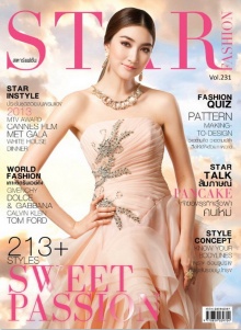 แพนเค้ก  ในชุดเดรสสวยชวนฝัน จาก  Star Fashion 