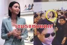 ชมคลิป ใหม่ ดาวิกา บินโชว์ตัว แฟนเขมรรุมกรี๊ดนับร้อย