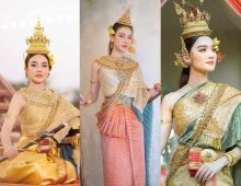   ยลโฉมความงามเหล่าซุปตาร์แปลงโฉมนางสงกรานต์65 กิริณีเทวี