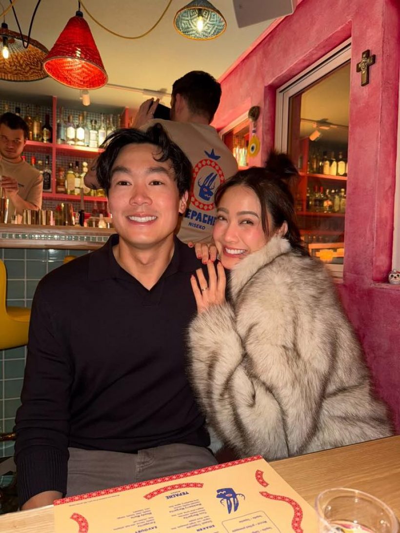 ส่องเพื่อนร่วมทริปแต้วณัย ที่แท้นางเอกดังควงไฮโซไปแข่งสวีท