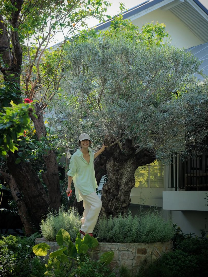 ส่องบ้าน แอน ทองประสม เขียวร่มรื่นโอบล้อมด้วยธรรมชาติ