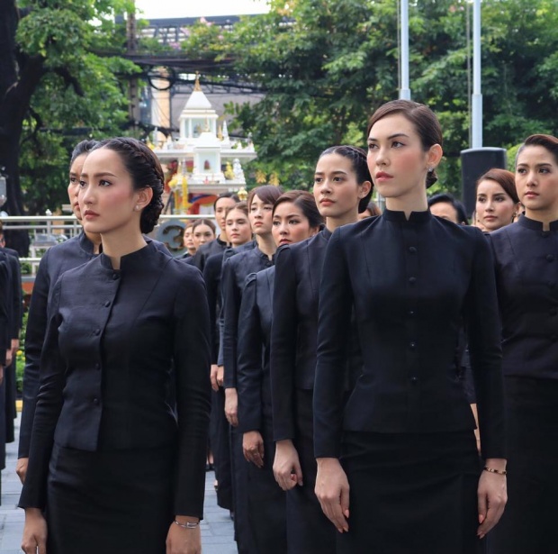 งามแต่โศก แอน-ญาญ่า-แต้ว-มิว และดาราช่อง3ในชุดไทยจิตลดา