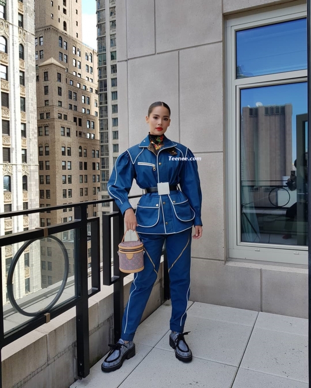  ลุคนี้อย่างเท่! ส่องแฟชั่น สาวญาญ่า ร่วมชมโชว์ Louis Vuitton Cruise 2020 