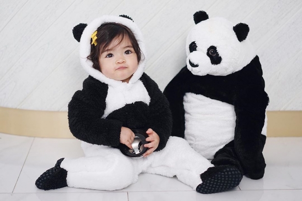 ใจบาง! น้องเดมี่ มาในชุดหมีแพนด้า น่ารักที่สุดในแดนสยาม