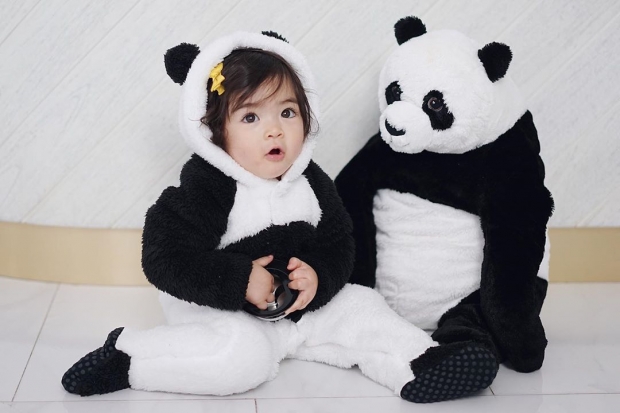 ใจบาง! น้องเดมี่ มาในชุดหมีแพนด้า น่ารักที่สุดในแดนสยาม