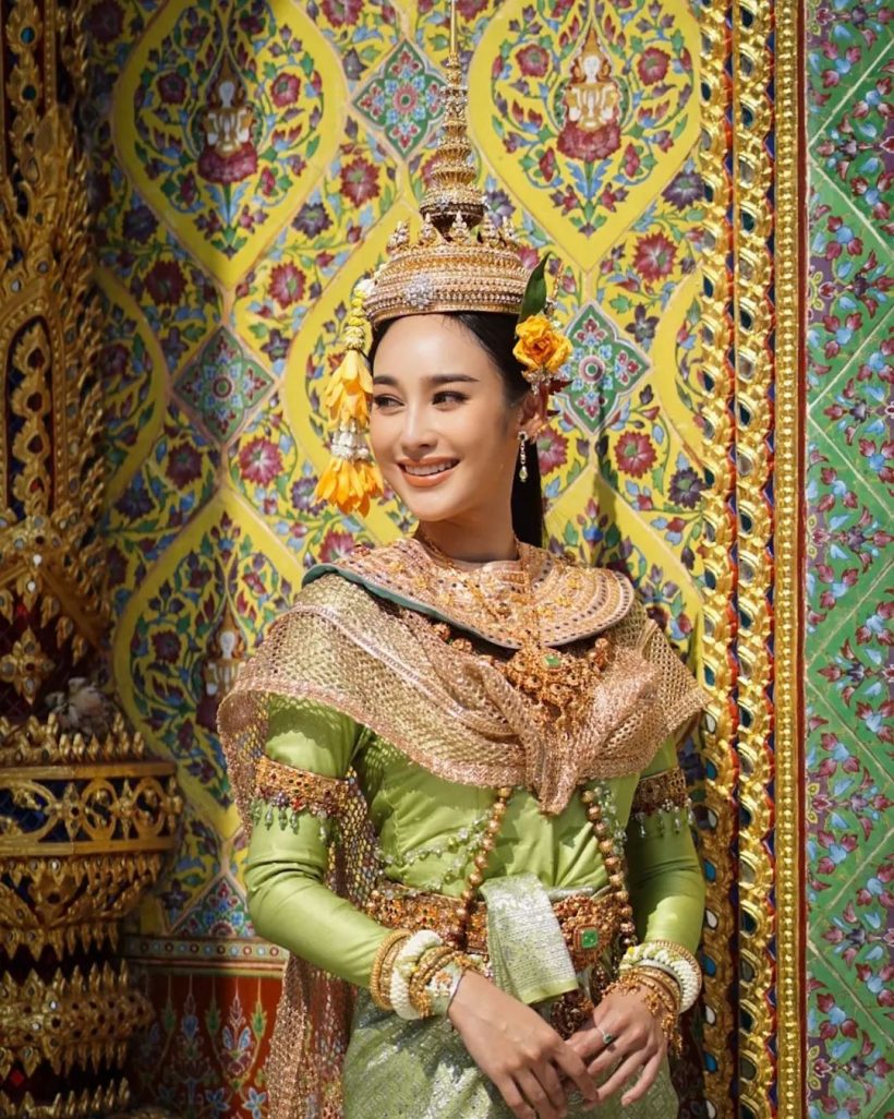 โอ้โห! นาว ทิสานาฏ เป็นนางเอกอีกหนึ่งคน ที่ใส่ชุดไทยเเล้วสวยมาก