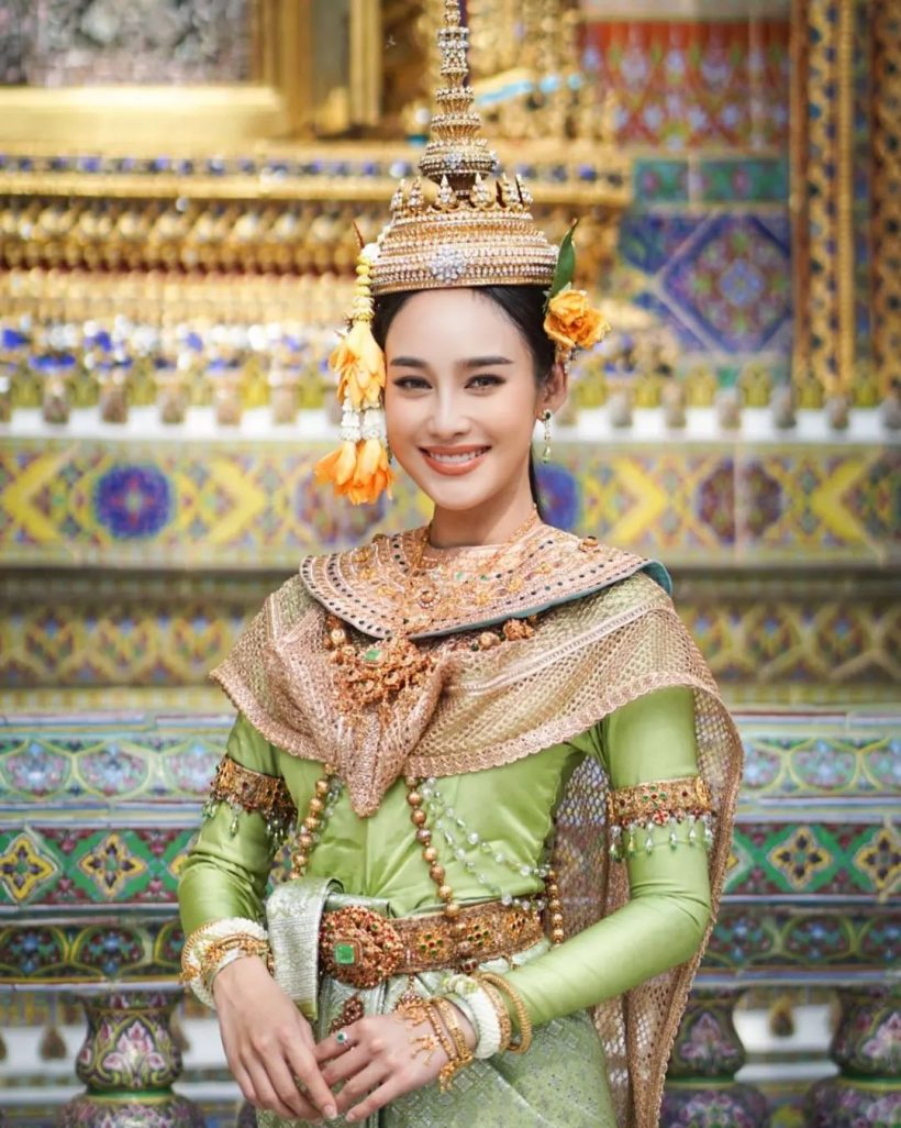 โอ้โห! นาว ทิสานาฏ เป็นนางเอกอีกหนึ่งคน ที่ใส่ชุดไทยเเล้วสวยมาก