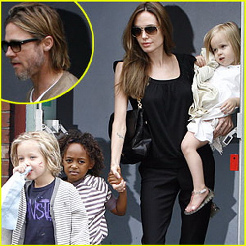 ภาพล่าสุดของครอบครัว Jolie - Pitt