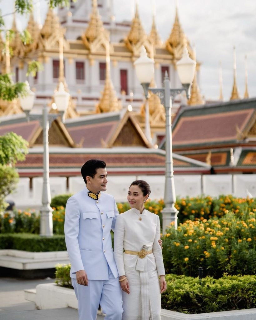 ประมวลภาพ ฌอห์ณ ควงเพชรเข้าพิธีรับพระราชทานน้ำสังข์ สวยหล่อดูเหมาะสม