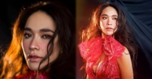 พลอย เฌอมาลย์ สวยสะกดทุกสายตาในชุดสีแดง เฉิดฉายบนรันเวย์  Elle fashion week 2018