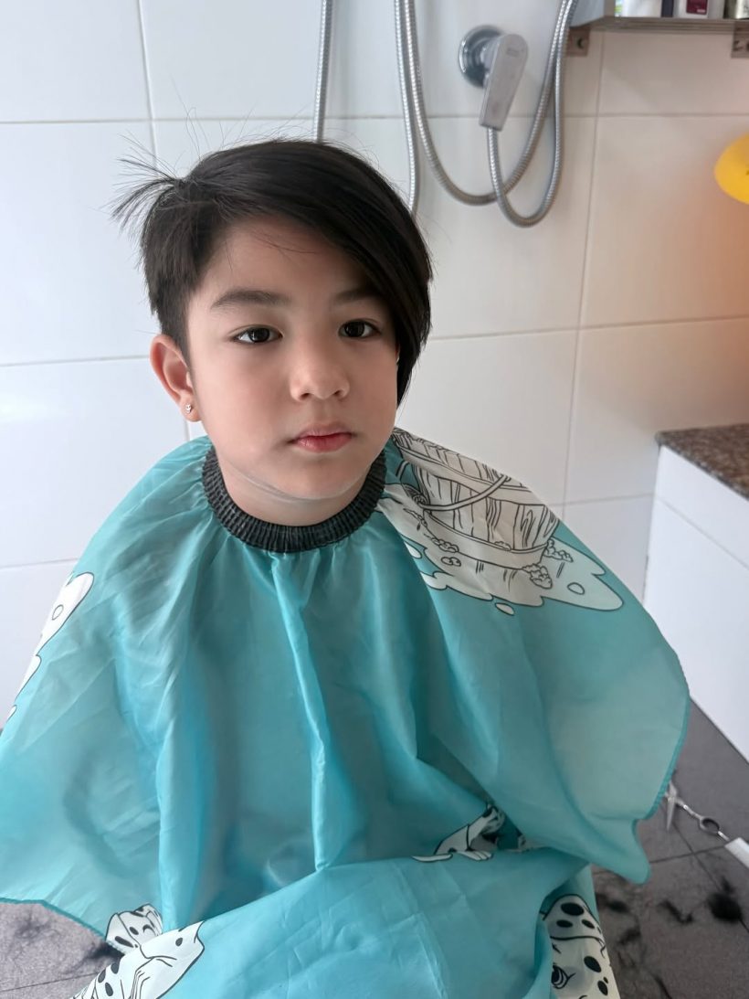 ไม่ธรรมดา! น้องดิน ทายาทพระเอกดังโชว์ความหล่อมาเต็มมาก