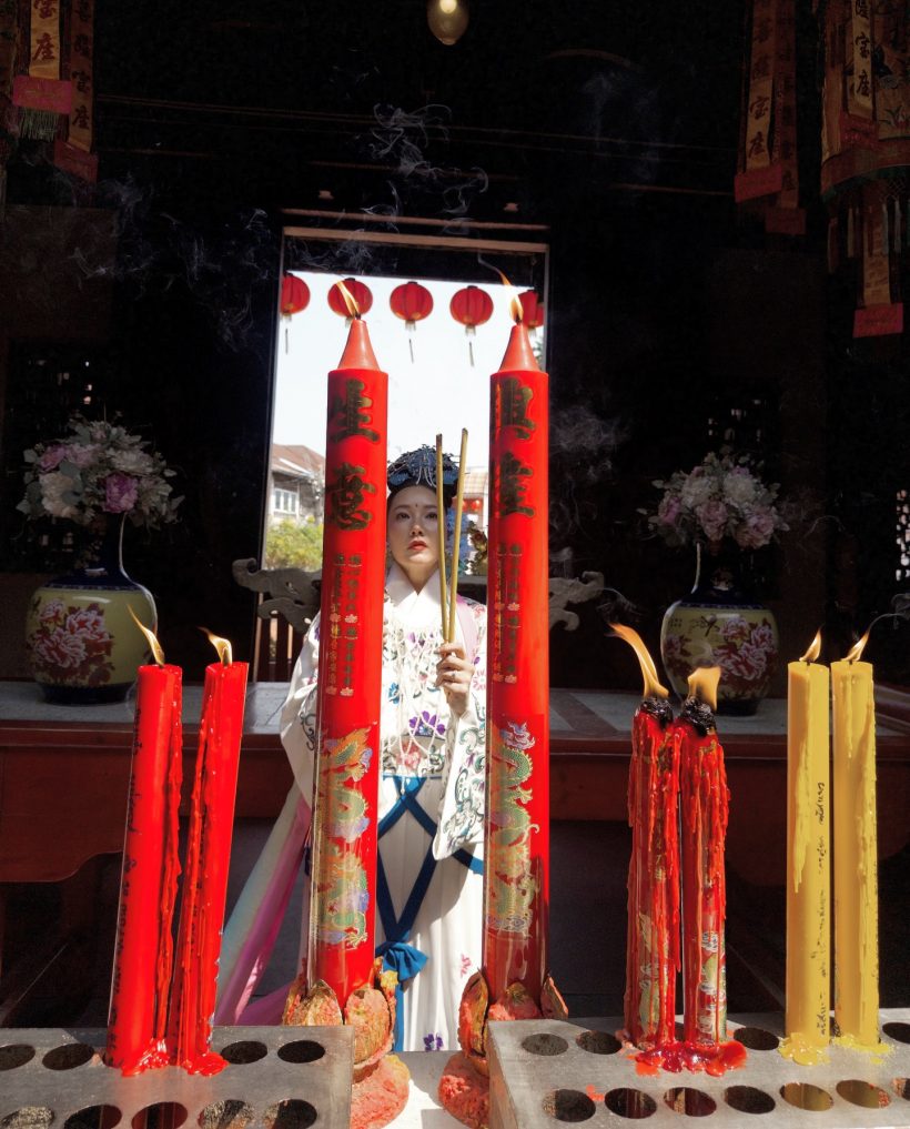 สวยสะกดจิต! นุ่น วรนุช จัดเต็มคอสตูมงิ้วสุดอลังการ อวยพรตรุษจีน