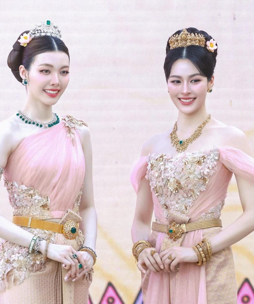 นางในวรรณคดี! ส่องลุคชุดไทย หลิงออม สวยแพงออร่ากระจาย