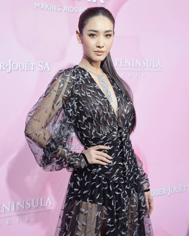 ฟาดไม่ยั้ง มิน-พีชญา จัดชุดสวย โกอินเตอร์ กาล่าสุดหรู Amfar Gala ณ The Peninsula Paris