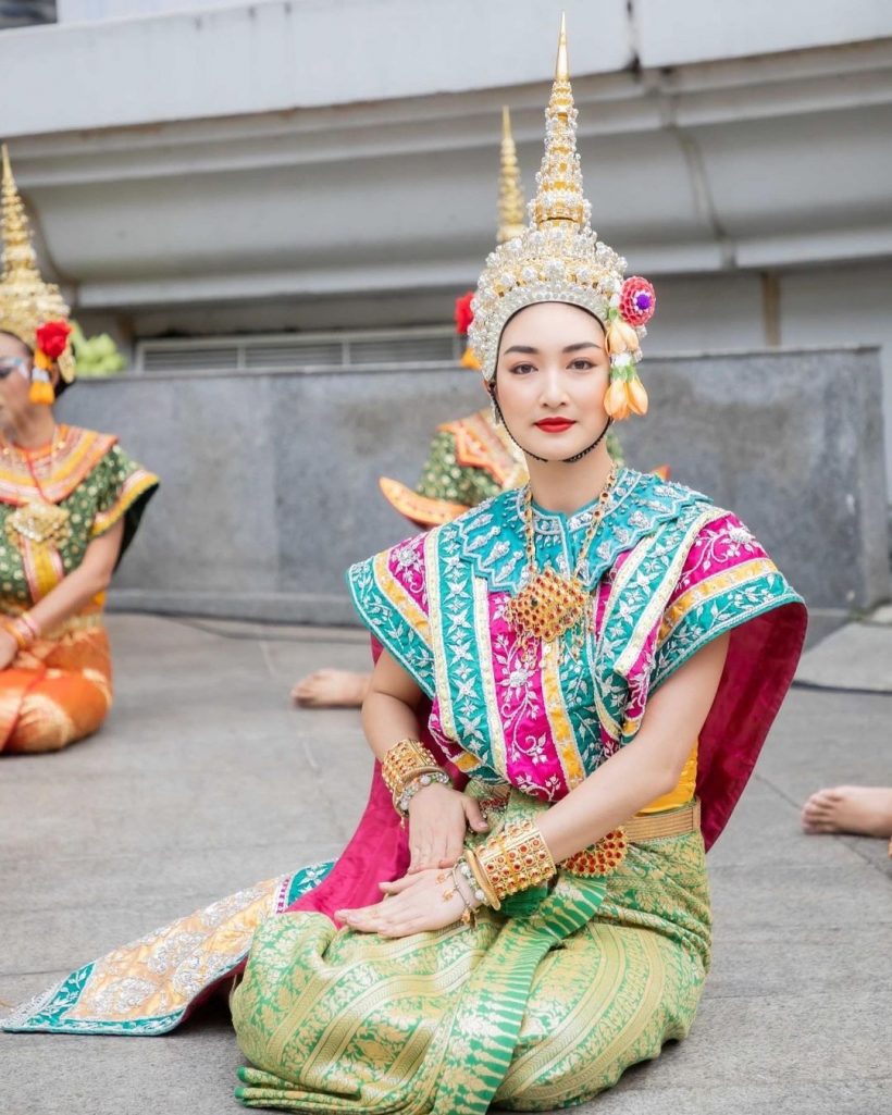 งามอย่างไทย! แพนเค้ก รำถวายท้าวมหาพรหม ต้อนรับเปิดประเทศ